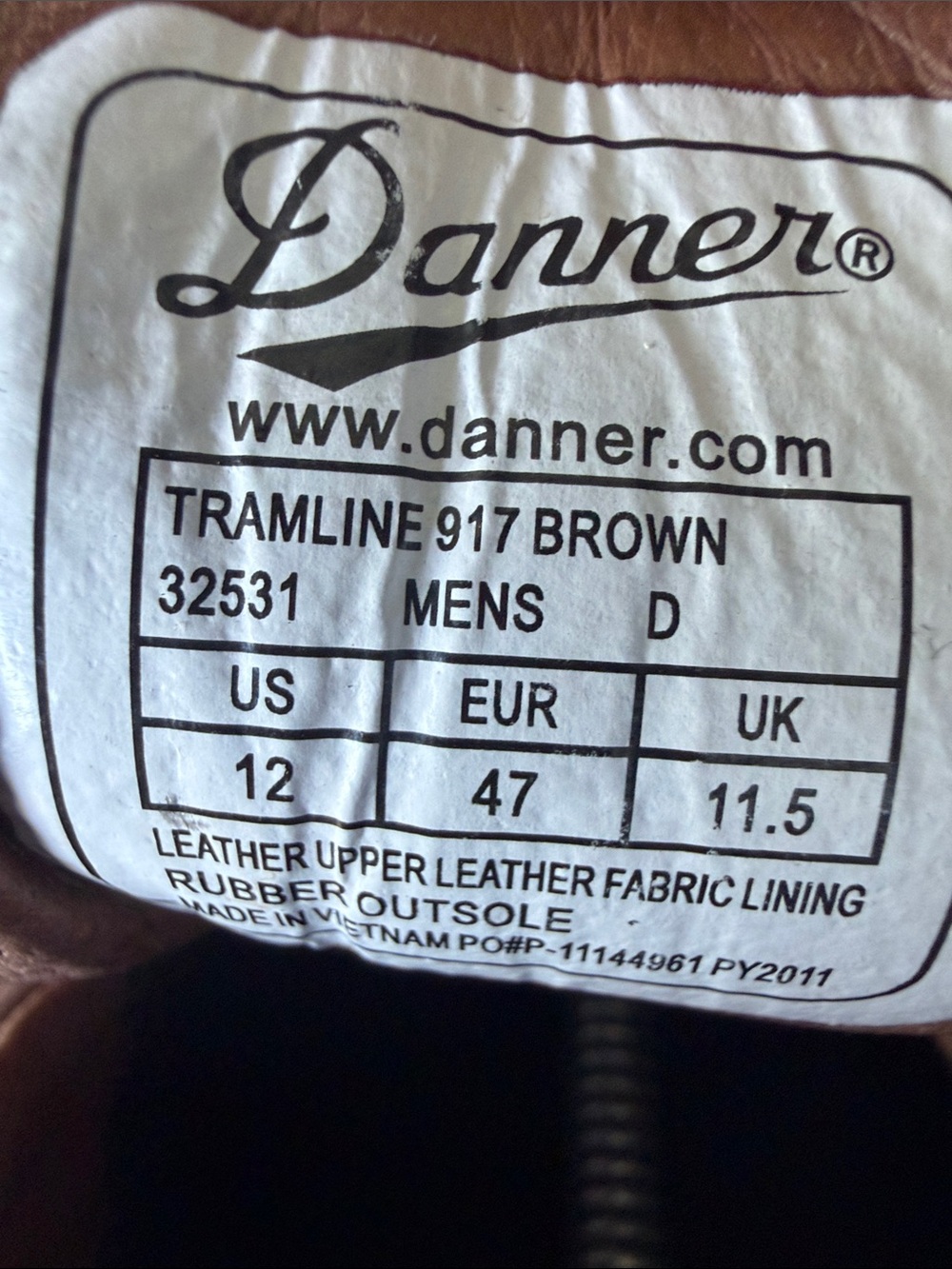 Dancer Men's Brown Leather Hiking Boots - Durable Lace-Up Trail Shoes - Picture 9 of 12